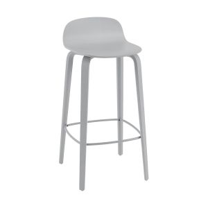 Muuto Chaise de bar 75 cm gris Visu