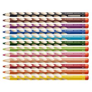 Stabilo Crayon ergonomique EASYcolors - Bleu foncé - Droitier