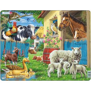 Larsen Puzzle Cadre - Les Animaux de la Ferme