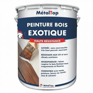 Peinture Bois Exotique - Rouge vin - RAL 3005 - Pot 1L