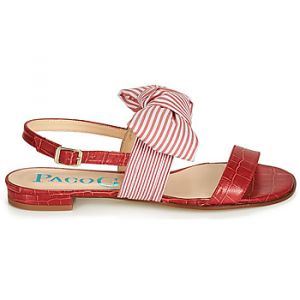 Paco Gil Sandales BOMBAY - Couleur 37 - Taille Rouge