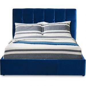 Image de Cotecosy Lit Adulte Sommier Relevable "Birma" 160x200cm Bleu