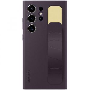 Samsung Coque Silicone Lanière Violet Galaxy S24 Ultra