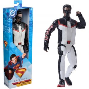 Spin Master DC Comics - Figurine Mr Terrific 30 Cm - Figurine Articul&eacute;e Issue du Film Superman - Super H&eacute;ros Et Super Vilain - Jouet &Agrave; Collectionner - Cadeau Enfant - Jouet Enfant 4 Ans Et +