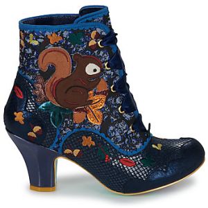 Image de Irregular Choice Bottines SQUIRREL AWAY Bleu - Taille 36,37,38,39,40,41,42,43