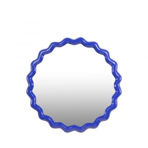 DRAWER Miroir rond ø40cm - Bleu
