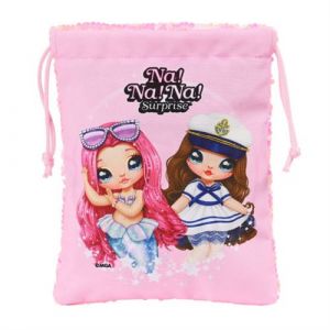 Sac à goûter Na!Na!Na! Surprise Sparkles Sac 20 x 25 cm Rose