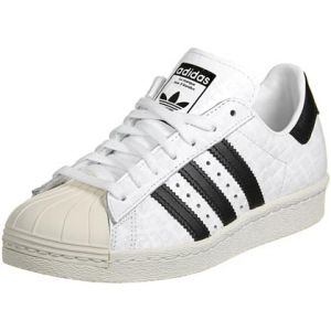 Image de Adidas Basket Superstar 80s W S76416 Blanc Croco - Couleur Blanc - Taille 36