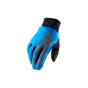 100% Gants hydromatic brisker - bleu cyan – m