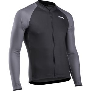 Northwave Blade 4 LS Jersey Men, noir/gris L Maillots route