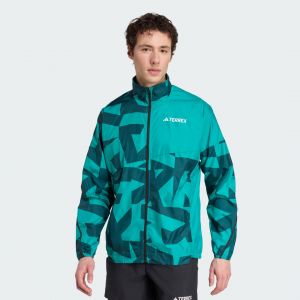 Adidas Coupe-vent imprimé Terrex Multi, pointure Medium - Taille Medium