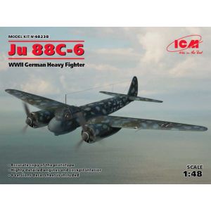 ICM JU 88C-6, WWII German Heavy Fighter - 1:48e