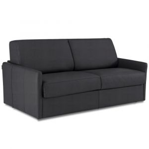 Image de INSIDE Canapé lit 4 places SUN convertible système RAPIDO 160cm, tissu tweed gris