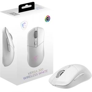 MSI Versa 300 Wireless souris Gaming Droitier RF Wireless + Bluetooth + USB Type-C Optique 8000 DPI