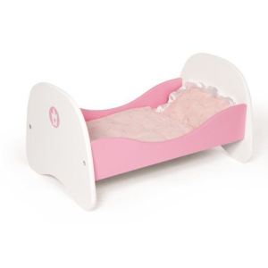 Bayer Design 54201 - Lit de poup&eacute;e en bois Princesse Rose