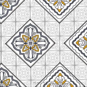 1001kdo - Nappe Toile cirée au mètre Malaga gris