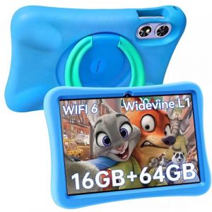 Oukitel Tablette enfant OT6, Android 14,16Go 64Go, HD 1280x800,8000 mAh,contrôle parental, Wi-Fi Bluetooth, vert