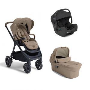 JOIE - Poussette Trio Finiti Sandstone Siege-auto Gr0 I-gemm 3 Shale Nacelle Ramble Xl