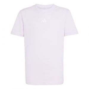 Adidas Unisex Kinder Essentials T-Shirt, Ice Lavender/White, 7-8 Years