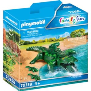 Playmobil Famille Amusement Alligator avec bébés 70358