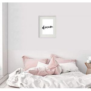 Shot Cadre Photo Dream 30x40cm avec P e Partout Tableau Bois Verre (BLANC)