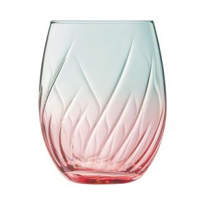 Cristal d'Arques 4 verres à eau colorés 36cl