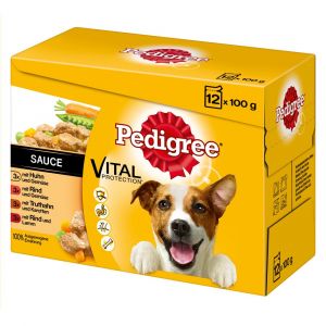 Image de Pedigree 24x100g Multipack en sauce - Pâtée pour chien