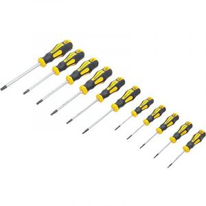 BGS Technic JEU DE 11 TOURNEVIS TORX ASSORTIS DE T6,T7,T8,T9,T10,T15,T20,T25,T27,T30,T40