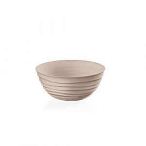 Guzzini Tierra, Bol S, Contenant en Plastique recyclé - Gris Colombe, Ø 12.2 x H5.5 cm | 348 CC - 175012158