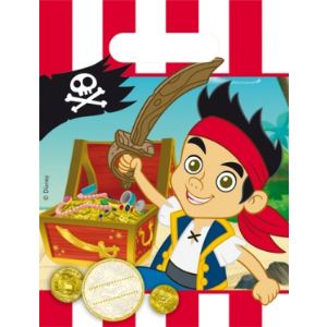 6 pochettes cadeaux Jake et les pirates
