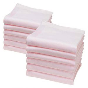 Mouchoirs en tissu - MERRYSQUARE - Modèle Lilliput - 100% coton - 12 pièces - 23cm x 23cm