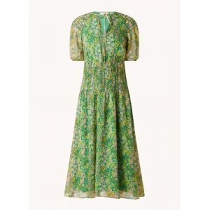 Image de Ted Baker Robe longue Ursille asymétrique imprimée Vert