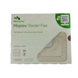 Medicazione In Schiuma Di Poliuretano Mepilex Border Flex 15X15 Cm 5 Pezzi