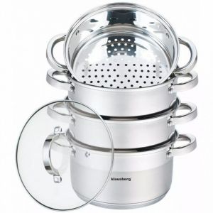 Marmite vapeur Klausberg 5 pièces 20 cm KB-7140