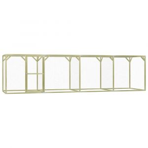 Poulailler 1,5 x 6 x 1,5 m pinède imprégnée 02_0001664