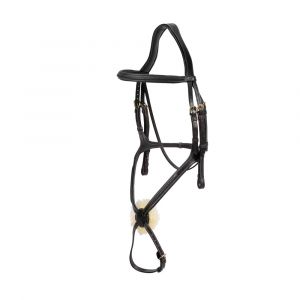 Dyon Bridon équitation muserolle croisée tréssée Dy'on