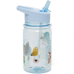 Gourde &agrave; paille Lama and Friends (320 ml) Petit Monkey