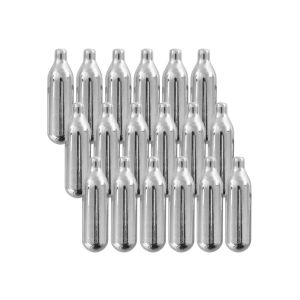 Fackelmann Zenker 9918150 Lot De 18 Cartouches De Protoxyde D'azote Pour Chantilly, Cartouche Pour Siphon À Chantilly, Cartouche D'azote, Protoxyde D'azote, Acier Inoxydable, Argent, 6,5 X 1,7 Cm