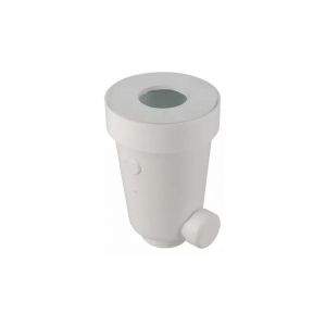 Nicoll Siphon pour urinoir en PVC blanc avec joint en élastomère D33/42mm