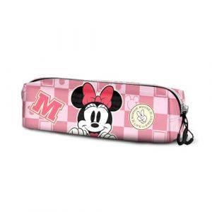 Disney Minnie Mouse Journey-Trousse Carr&eacute; Fan 2.2, Rose, 22 x 9 cm