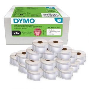 Dymo &Eacute;tiquette imprimante 2223589 blanc 54x25 mm papier FSC 12000 unit&eacute;s amovibles