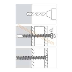 Scell-it Vis beton empreinte tx25 tete reduite 7.5 x 132 VFD75072R