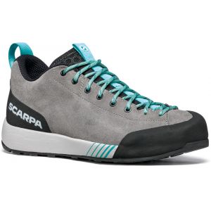 Scarpa Gecko Shoes Women, midgray/aqua EU 38 Chaussures trekking & randonnée
