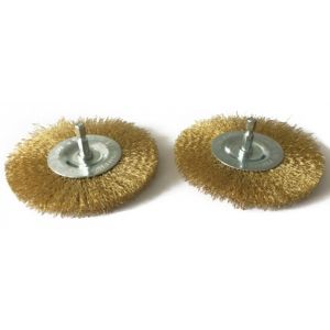 G&uuml;de Jeu de brosses de rechange pour le nettoyeur de sol GFR 401 - m&eacute;tal - 2 pi&egrave;ces