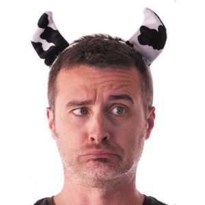 Ruedelafete Serre-tête cornes de vache velours