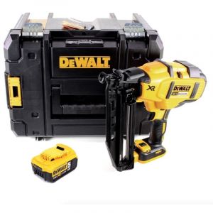 Dewalt DCN 660 18 V Brushless Cloueur de finition sans fil + Boîtier TSTAK VI + 1x Batterie DCB 184 5,0 Ah - sans Chargeur