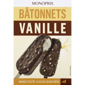 Monoprix B&acirc;tonnets vanille