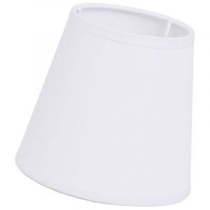 N.a! Petit Abat-Jour Blanc  Hauteur 11,5 Cm