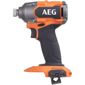 AEG Visseuse à chocs 18V Brushless - sans batterie ni chargeur - BSS18C3B3-0 - Noir et orange