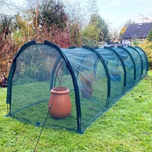 GardenSkill Serre Tunnel Jardin 500x100cm - Tunnel Potager avec Filet Anti-Insecte - Protection pour Semis, Salade, Poireaux,